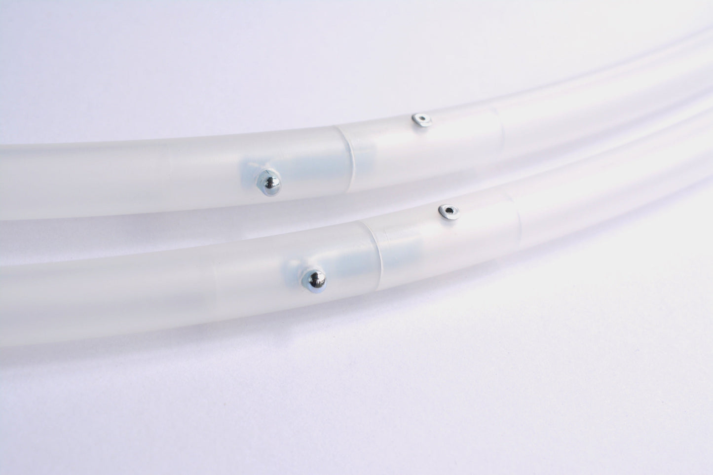 5/8 Natural Clear Bare Polypro Hoops