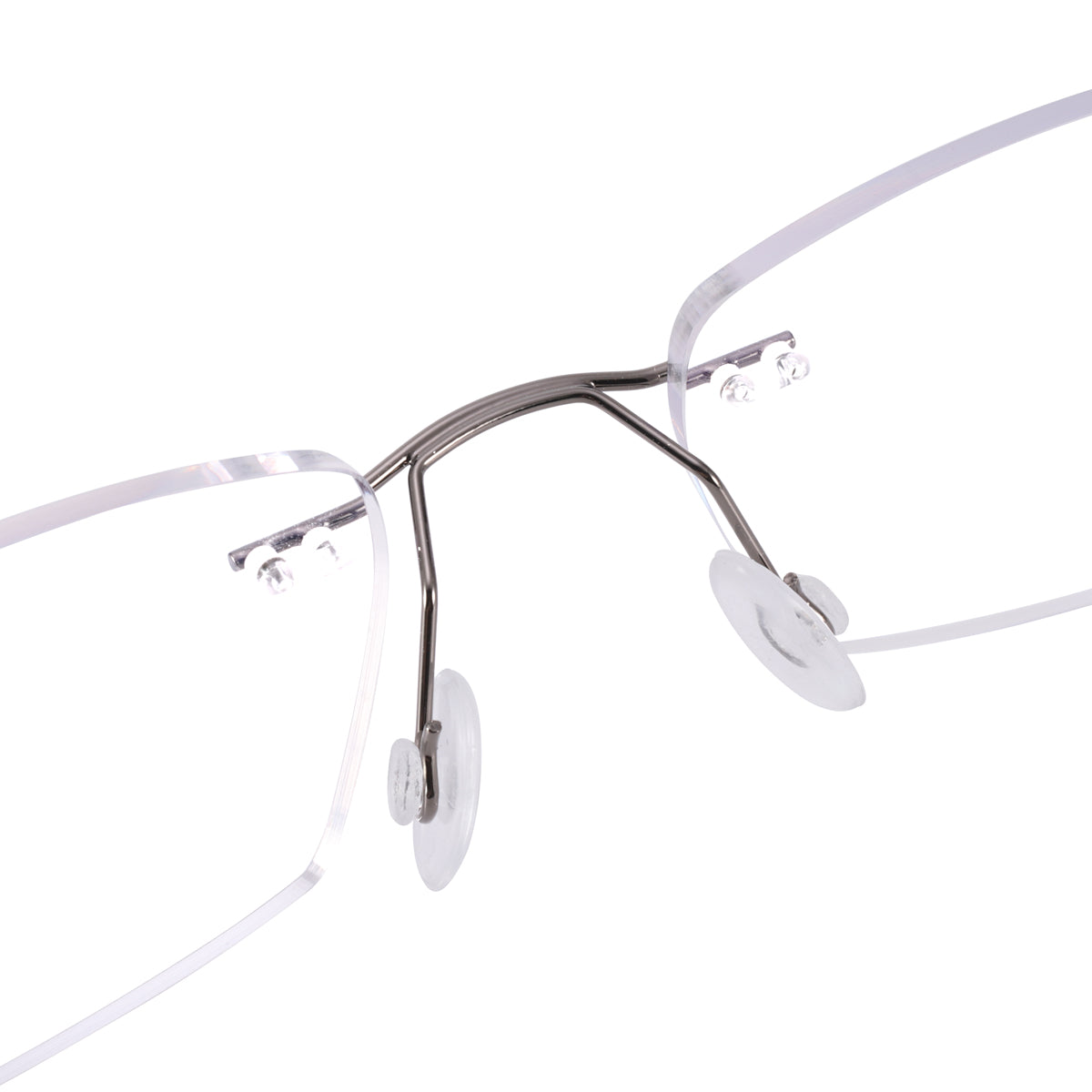 Super Flex And Light Memory Titanium Rimless Eyeglasses Frames For Myo Cinily