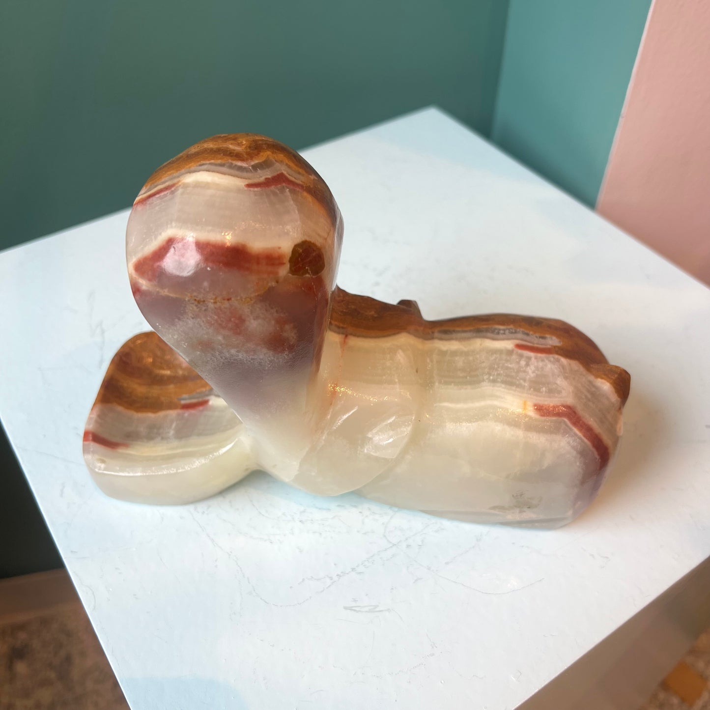Vintage Onyx Hippopotamus