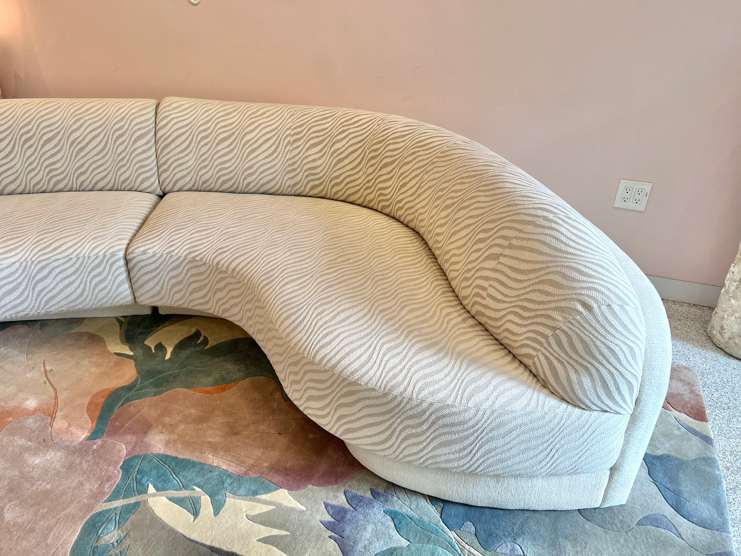 Vintage Preview Curved Sectional Sofa
