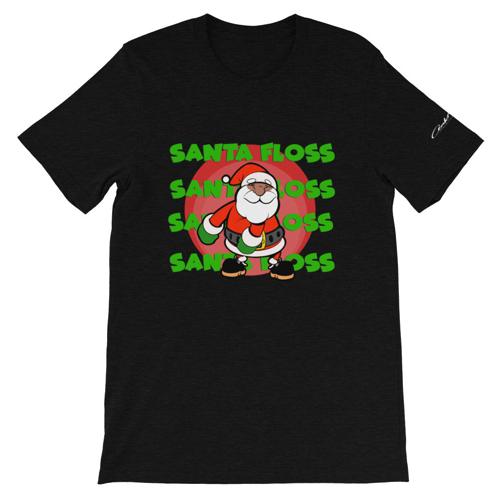 santa flossing t shirt