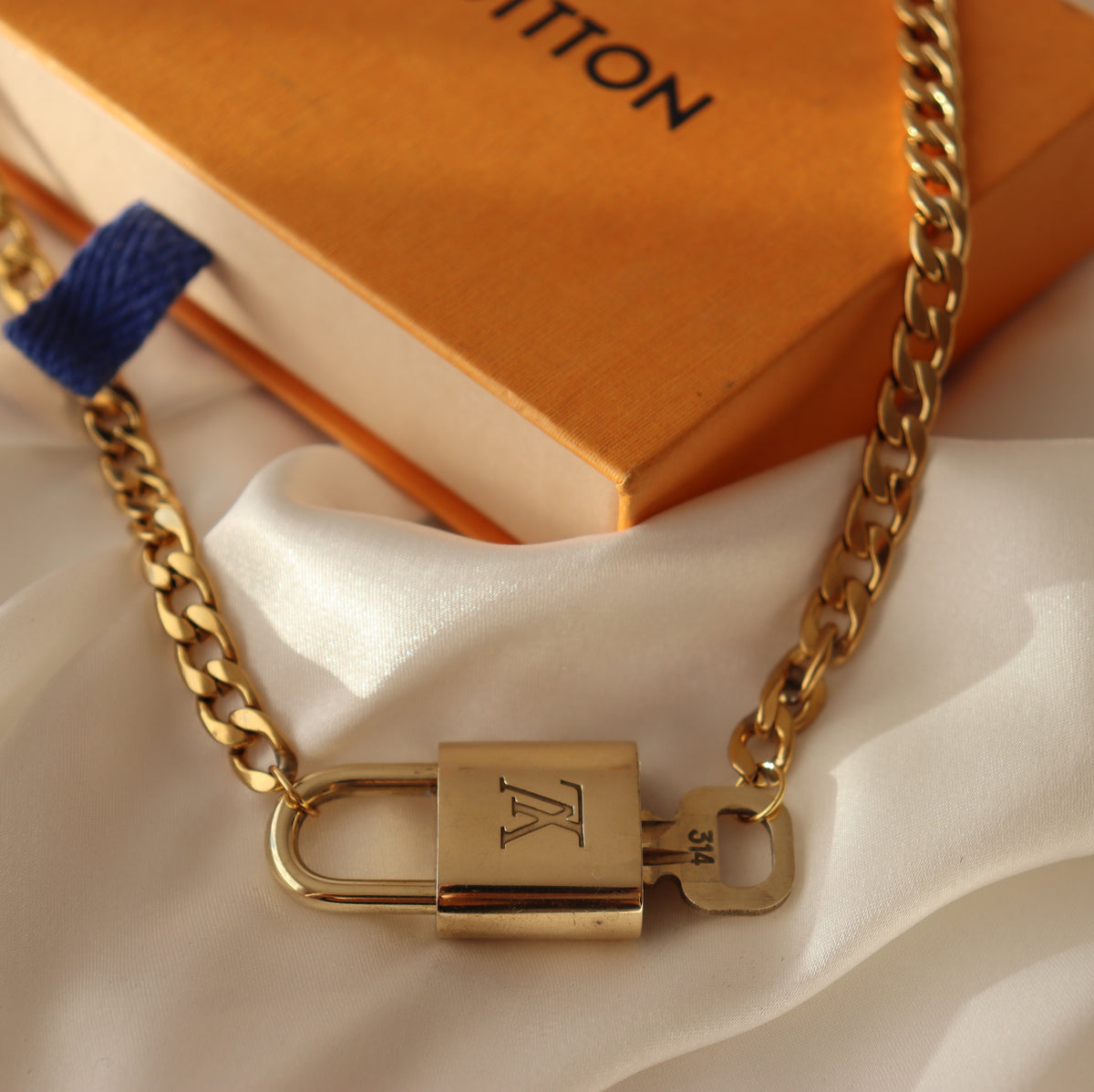 Louis Vuitton Lock Necklaces Relic the