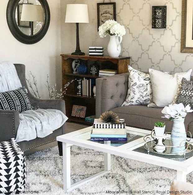 The Best Stencil Ideas from Instagram for Insta-Inspiration - 25 DIY Decorating Ideas using Paint for Your Home