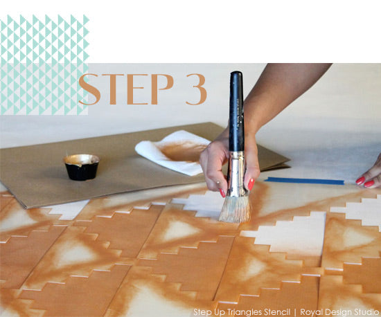 Stencil your own fun Photo Booth Backdrop with Modern Stencils from Royal Design Studio