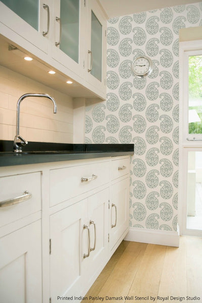 Kitchen Confidential! 14 Ideas for Decorating with Kitchen Stencils from Royal Design Studio