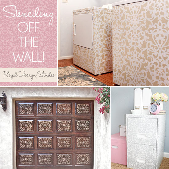 Stencil Splashes in Unexpected Surfaces! | Royal Design Studio