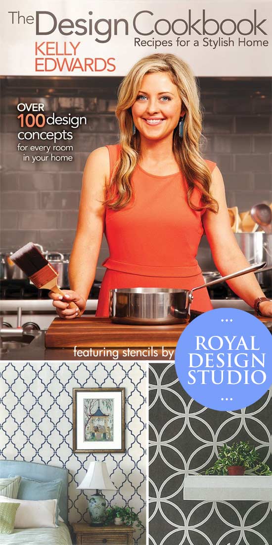 The Design Cookbook featuring Royal Design Studio Stencils