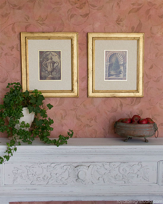 Gold Leafing. How to gild a frame with Royal Stencil Size and Gold Leaf