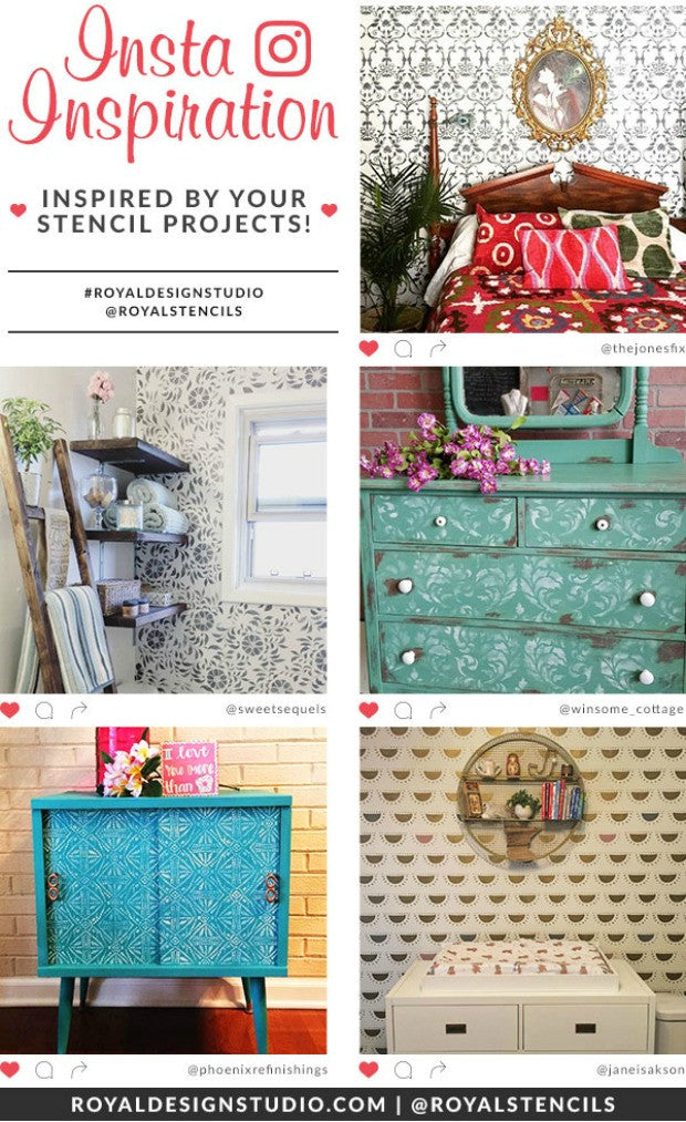 Decorate with Stencils for an Insta-Inspiring Home - 25 DIY Ideas using Wall Stencils - Home Decor Trends - Royal Design Studio