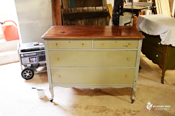 Prepping a Dresser for Stenciling