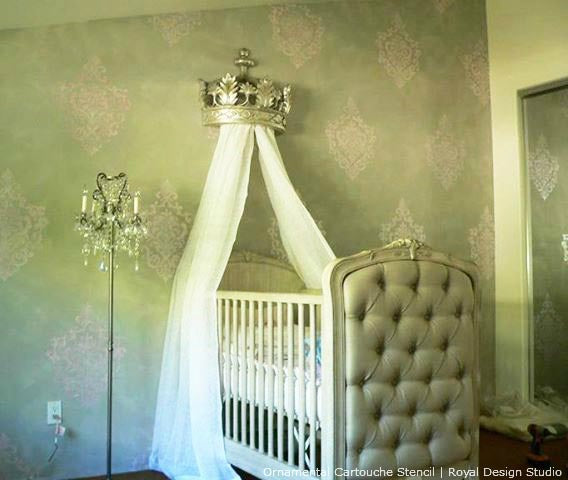Stencil Ideas for Nurseries and Children's Rooms