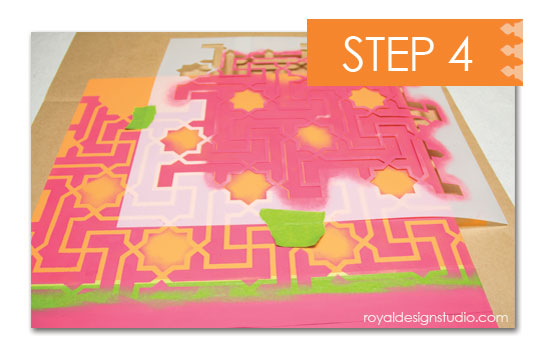 Stenciling step-by-step with Royal Design Studio