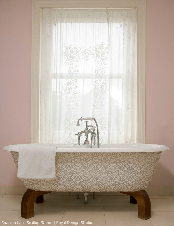 Great Room Ideas Using the Color Pink | Royal Design Studio Stencils