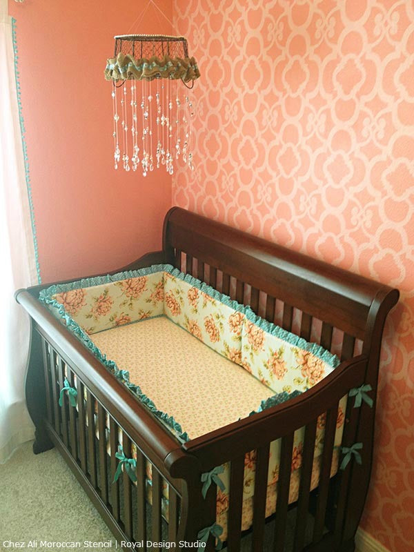 Stenciled Nursery Ideas by Royal Design Studio