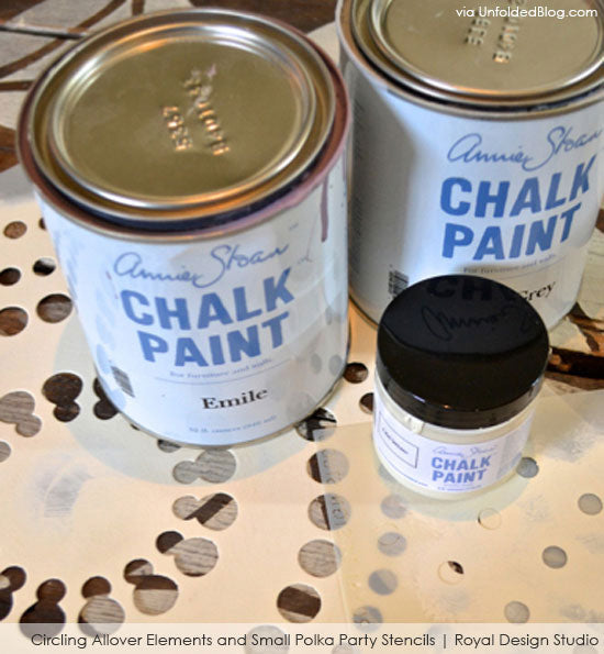 Stenciling with Annie Sloan Chalk Paint