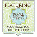 Royal Design Studio wall stencils and furniture stencils for pattern home decor