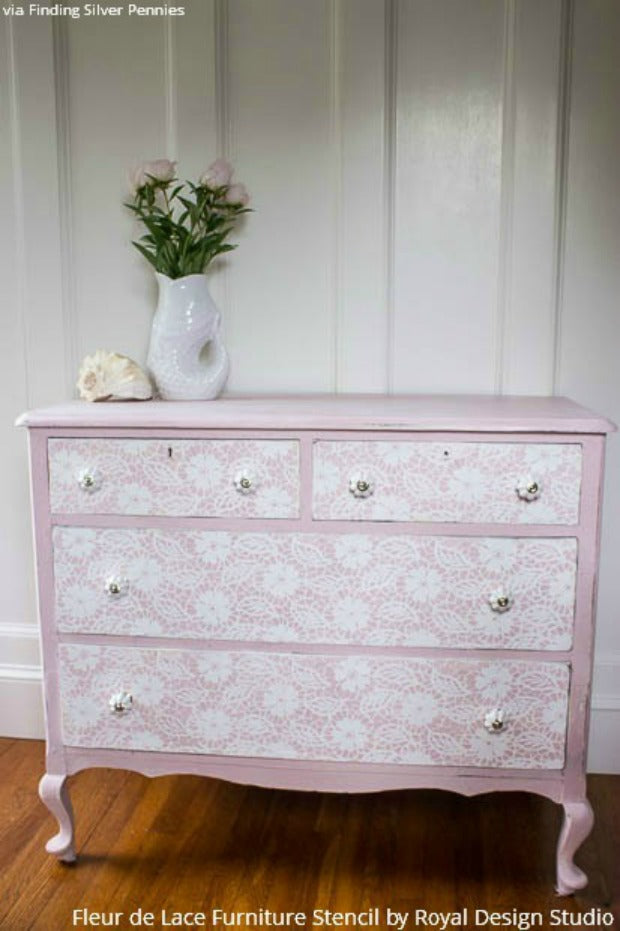 The Many Styles of Chalk Paint® and Furniture Stencils (Shabby Chic, Distressed, Modern, Tribal, and More!) - Royal Design Studio