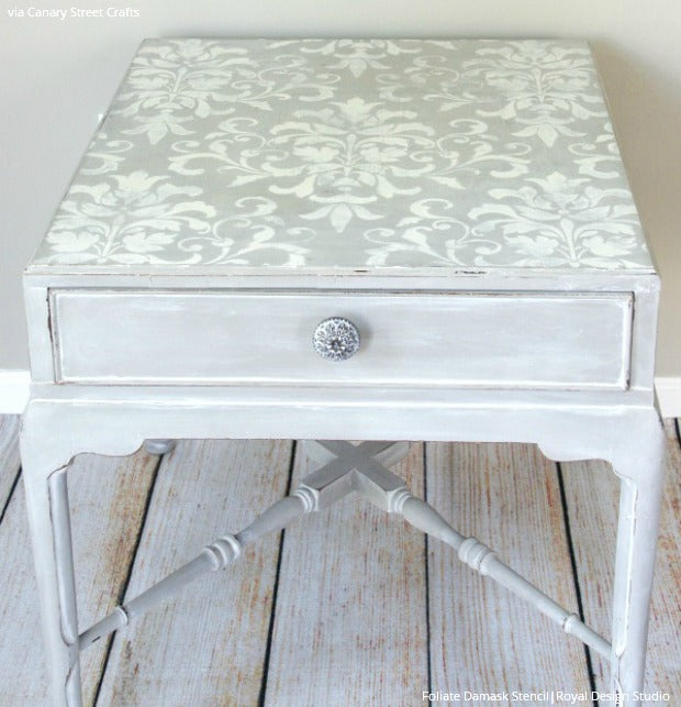 15 DIY Home Decor Ideas: Painting Large Furniture Stencils Upcycling Projects
