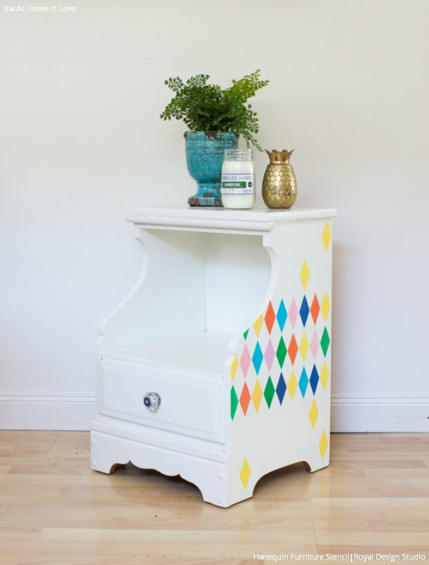 12 Affordable Decorating Ideas with Furniture Stencils