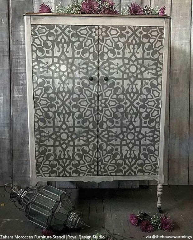 Stuck in a Decorating Rut? Insta-Inspiration for Your Home - Wall Stencils, Floor Stencils, Tile Stencils, and Furniture Stencils - DIY Decor Projects - Royal Design Studio Stencils for Painting
