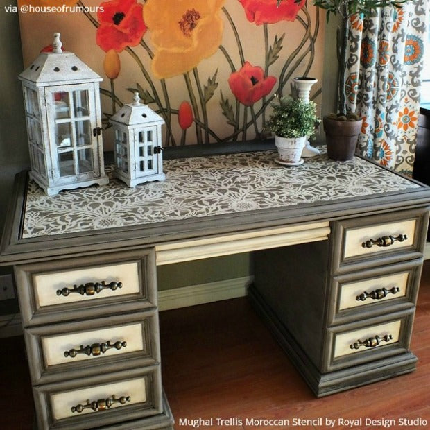 13 Easy DIY Ideas with Moroccan Furniture Stencils from Royal Design Studio