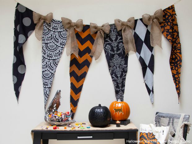 Terror-ific Halloween Stencil Projects & Decorating Ideas