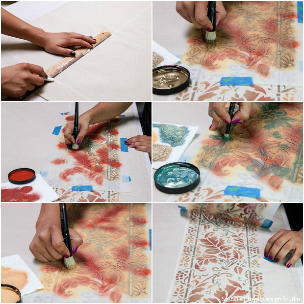 DIY Thanksgiving Stencil Tutorials to Fall For - Royal Design Studio Holiday Craft Stencils