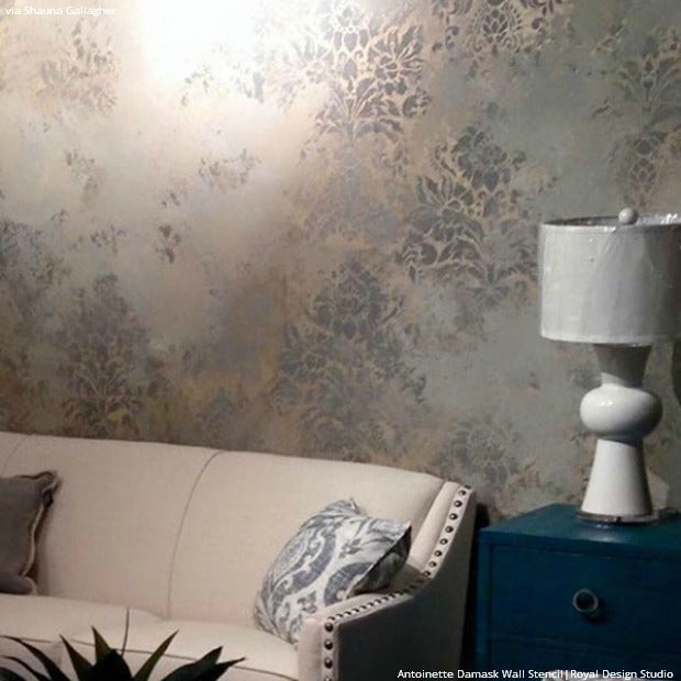 6 Stencil Projects that Really Shine with Modern Masters Metallics