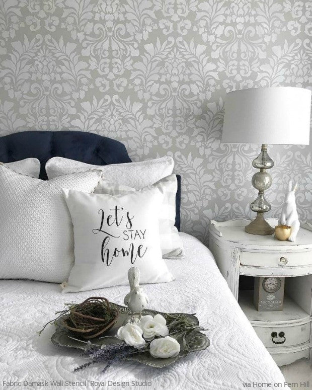 Bedroom Wall Stencil Designs to Sleep in Style - DIY Decor Ideas for Painting Wall Designs - Royal Design Studio