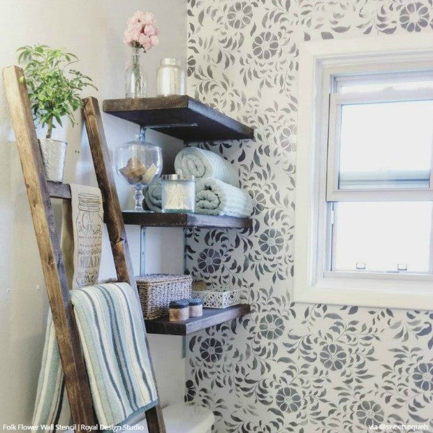 Decorate with Stencils for an Insta-Inspiring Home - 25 DIY Ideas using Wall Stencils - Home Decor Trends - Royal Design Studio