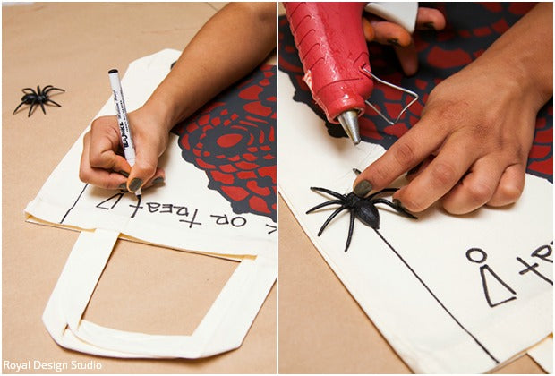 Halloween Party Décor & Stencil Tutorials from Royal Design Studio