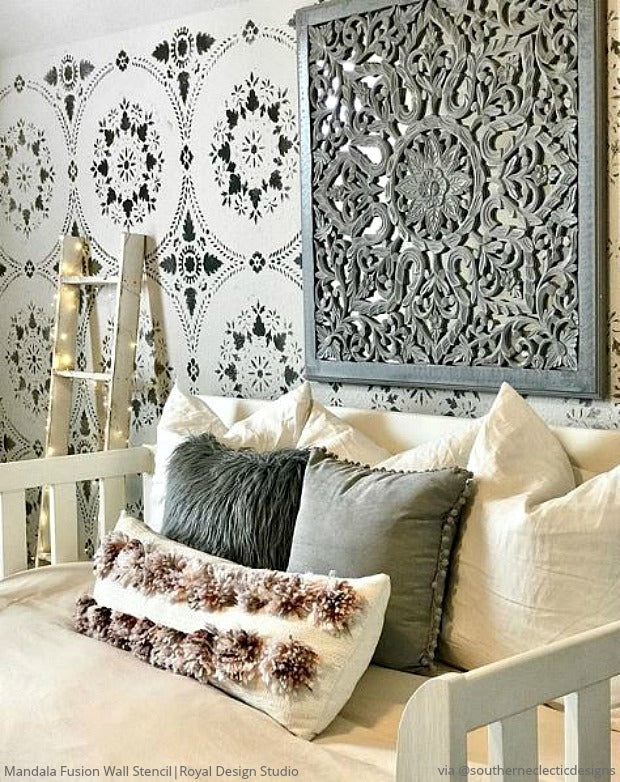 The Best DIY Home Decor Makeovers on Instagram! - Royal Design Studio Stencil Patterns for Painting