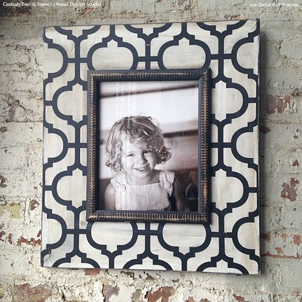 Trendy Paint Projects and Stencil Ideas to Do with DIY Picture Frames - Royal Design Studio