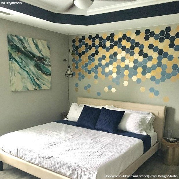 Bedroom Wall Stencil Designs to Sleep in Style - DIY Decor Ideas for Painting Wall Designs - Royal Design Studio