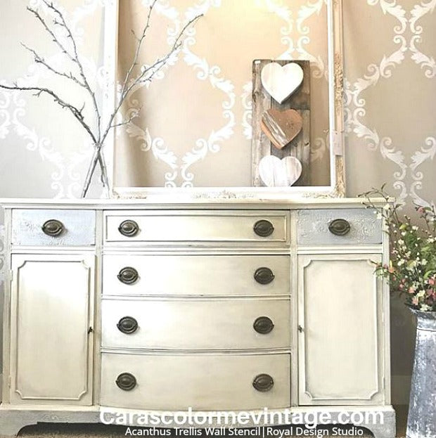 The Best DIY Home Decor Makeovers on Instagram! - Royal Design Studio Stencil Patterns for Painting