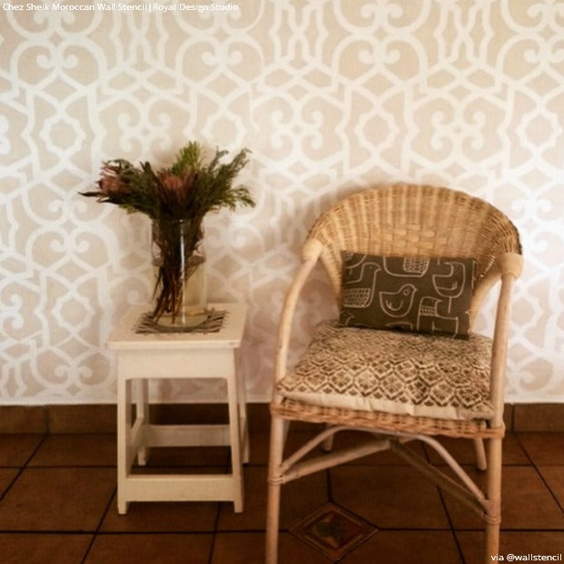 Inspiring Instagram Project Pics of DIY Creative Wall Stencils Projects that You Can Do Yourself!