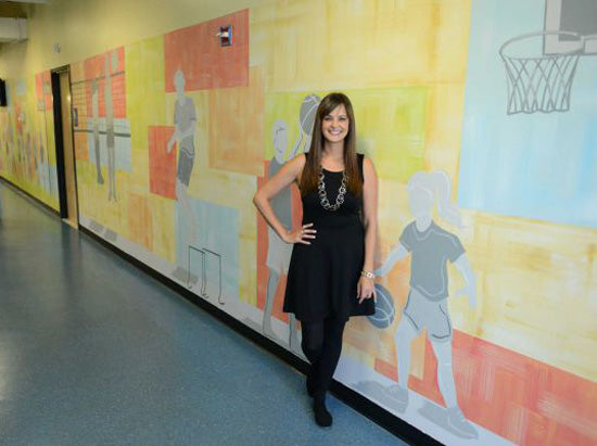Artist Nichole Blackburn's donates mural in Newtown, CT | Royal Design Studio