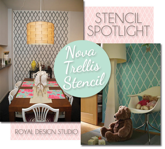 Stencil Spotlight: The Versatile Nova Trellis Stencil