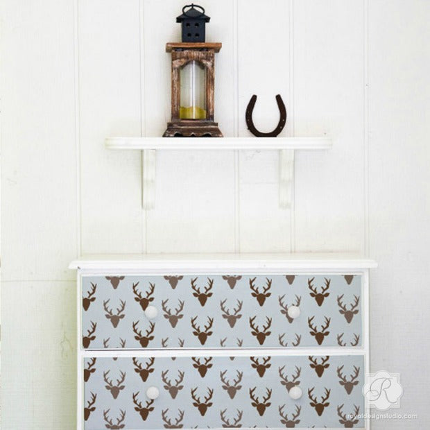 Stenciling with Southwest Style - Royal Design Studio Stencils and DIY Decor Ideas