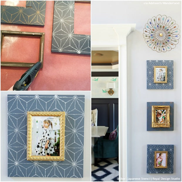 Trendy Paint Projects and Stencil Ideas to Do with DIY Picture Frames - Royal Design Studio