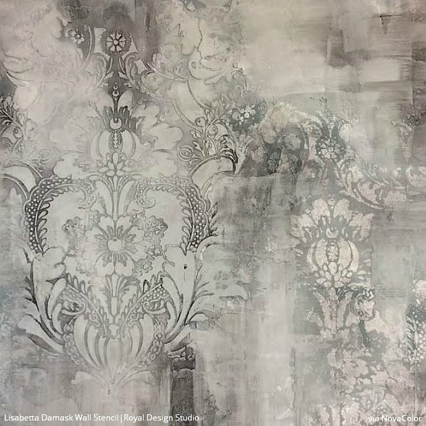 Royal Design Studio Wall Stencils Partners with NovaColor Textured Finishes for Decorative Painters