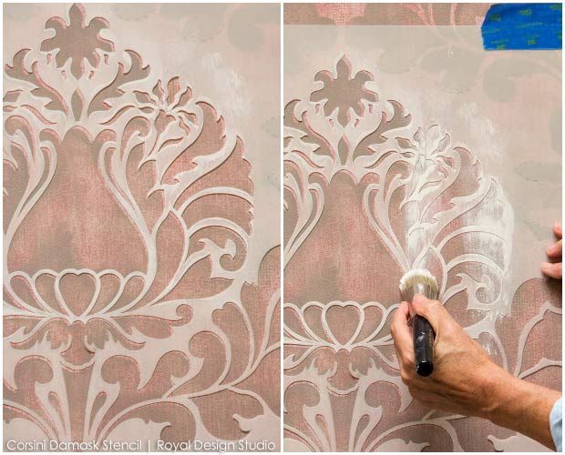 Wall Stencils for Painting - How To Paint Accent Walls with Royal Design Studio