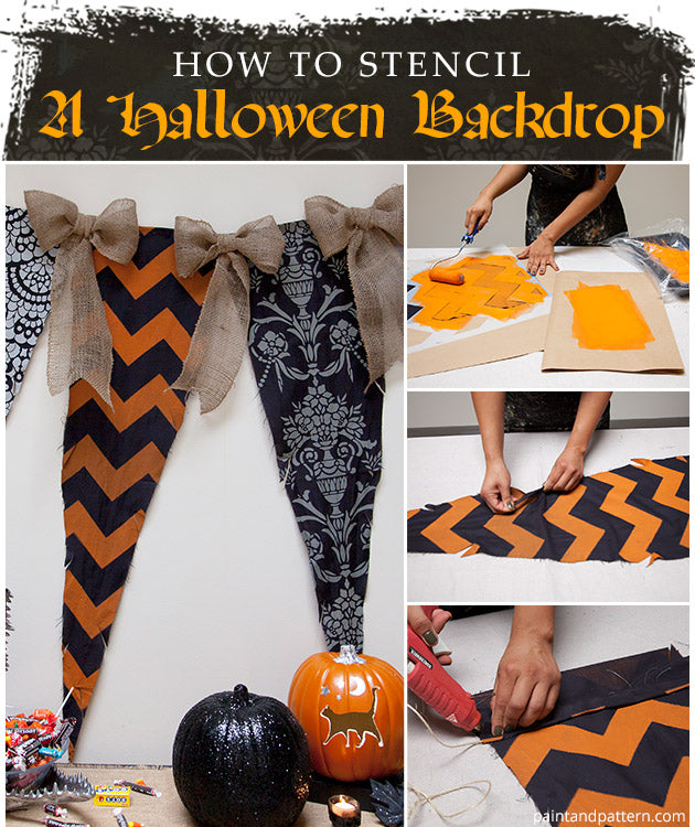 Halloween Party Décor & Stencil Tutorials from Royal Design Studio