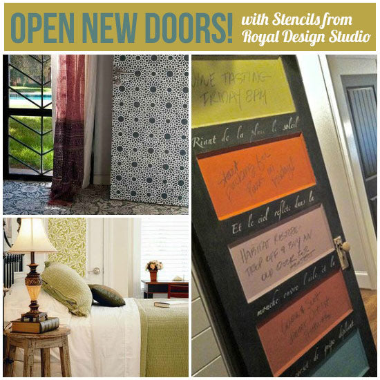 Create stunning stenciled doors with Royal Design Studio