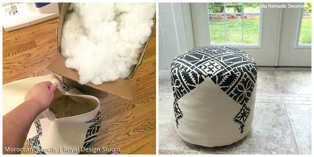 13 Easy DIY Ideas with Moroccan Furniture Stencils from Royal Design Studio