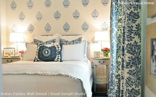 Tips and Tricks for Stenciling a Feature Wall | Royal Design Studio