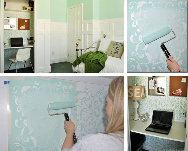 decorating with stencils
