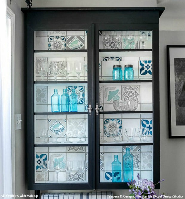 Tile Trend: 12 DIY Home Decor Ideas to Make it Easy and Affordable with Stencils from Royal Design Studio