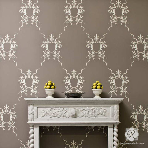 Classic Italian Wall Stencils for DIY Room Makeover | Royal Design