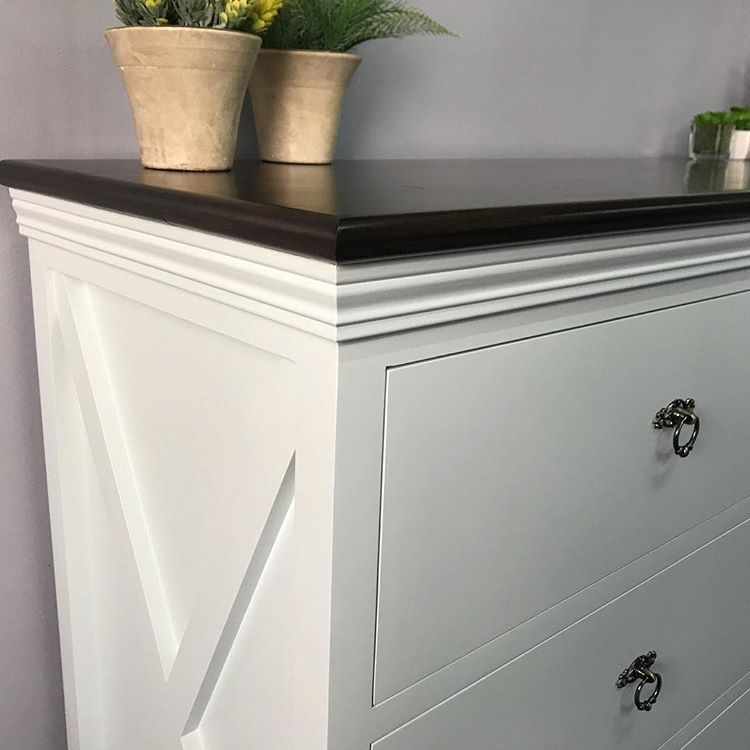 Chest Of Drawers Farmhouse Style With Hidden Compartment Maple